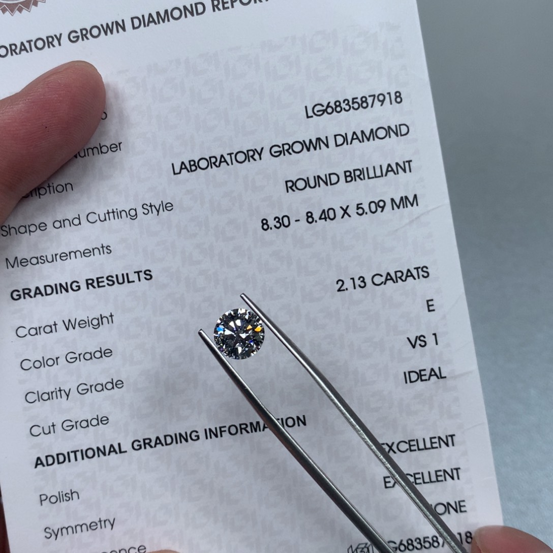 实验室培育钻石裸石未镶嵌