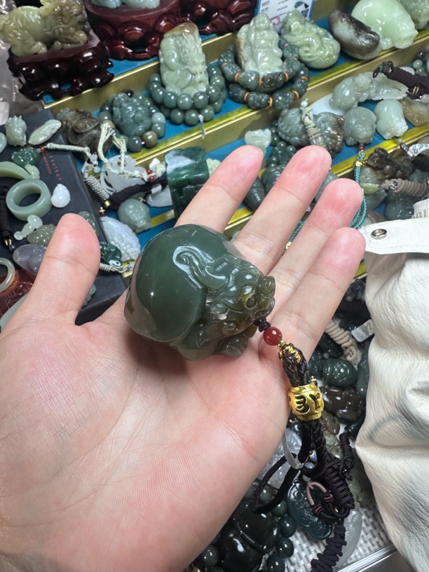 和田玉龙龟吊坠挂件