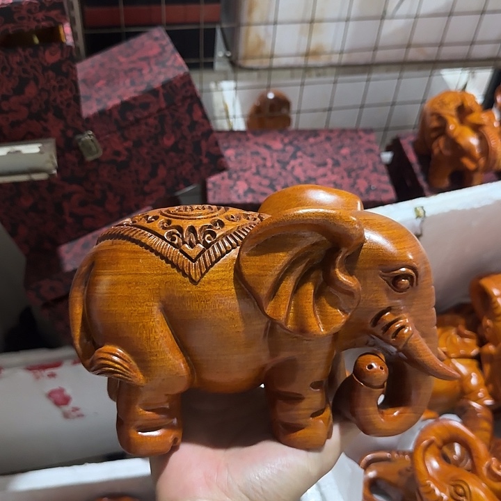 木花梨木25福财象一只