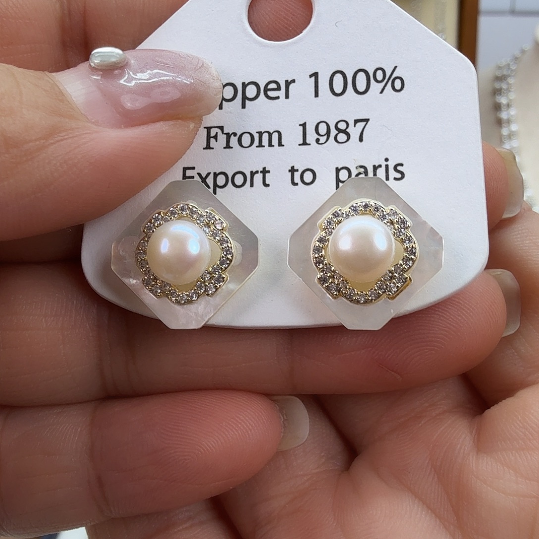 耳饰淡水珍珠未镶嵌