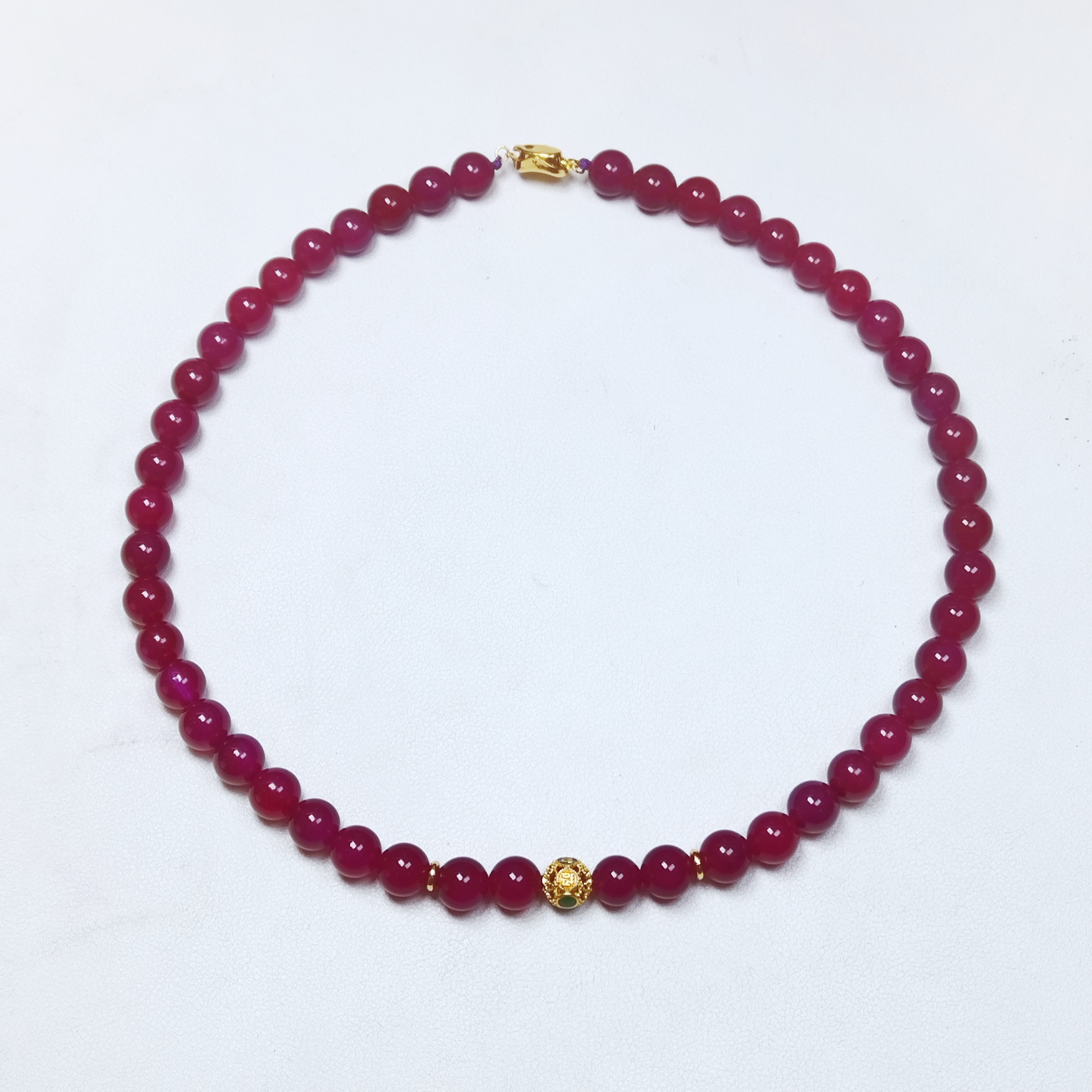 【侯总甄选】25盛世典藏甄选高档珠宝皇家紫紫俱来玉玛瑙项链