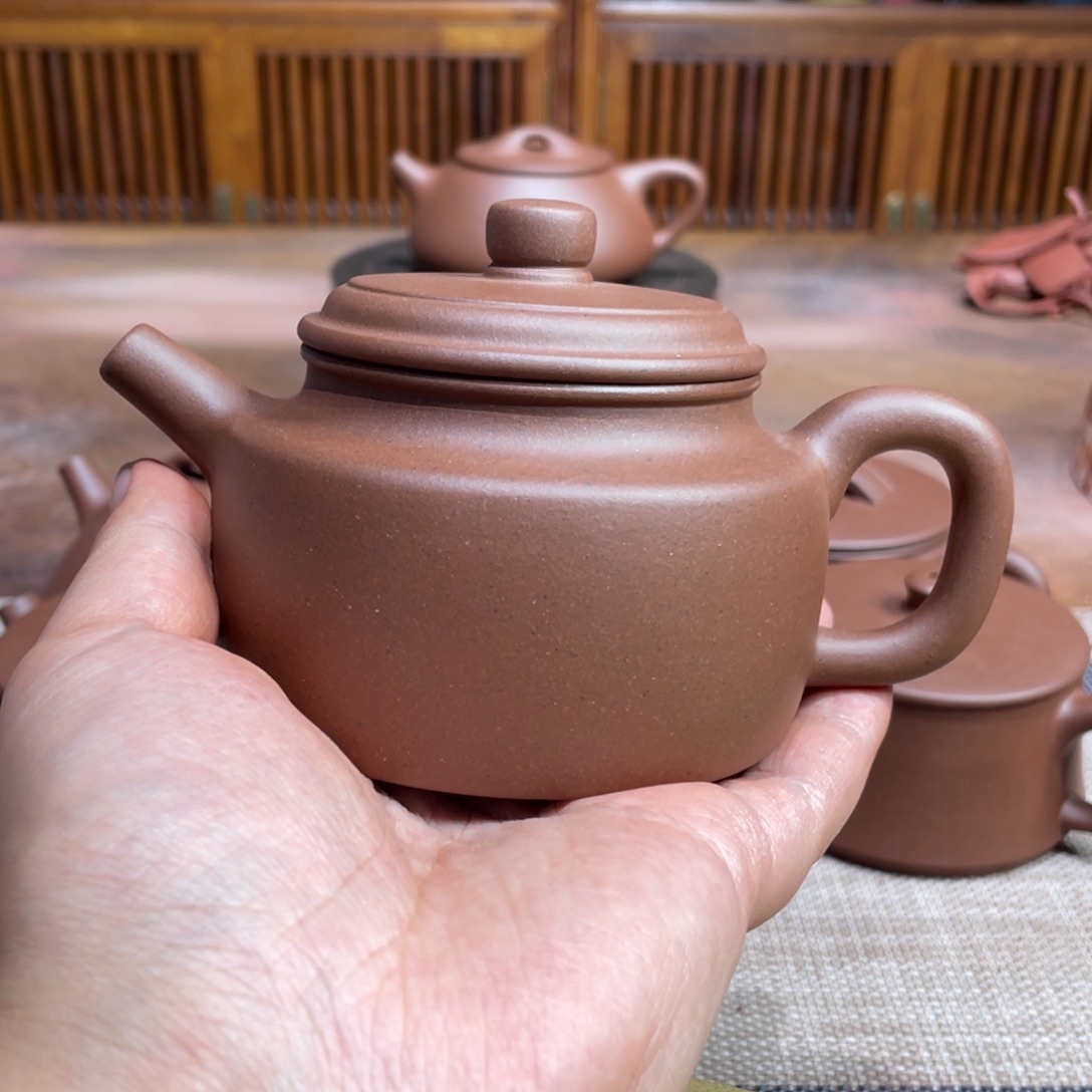 紫砂茶壶马*宜兴紫砂原矿紫砂壶