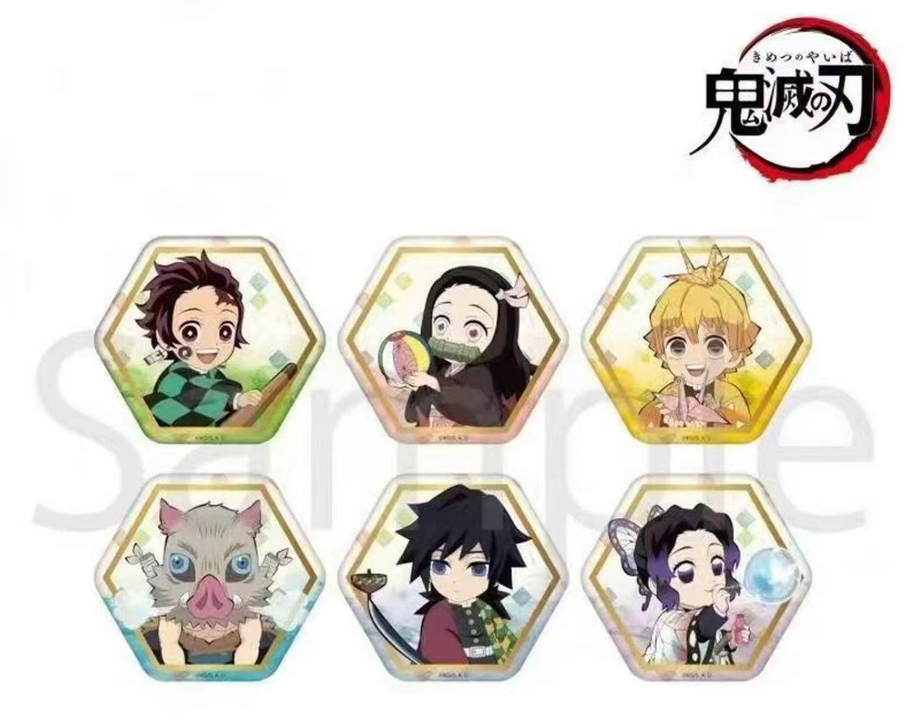 鬼灭六边形吧唧 转盘