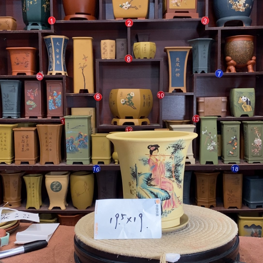 紫砂花盆紫砂花盆