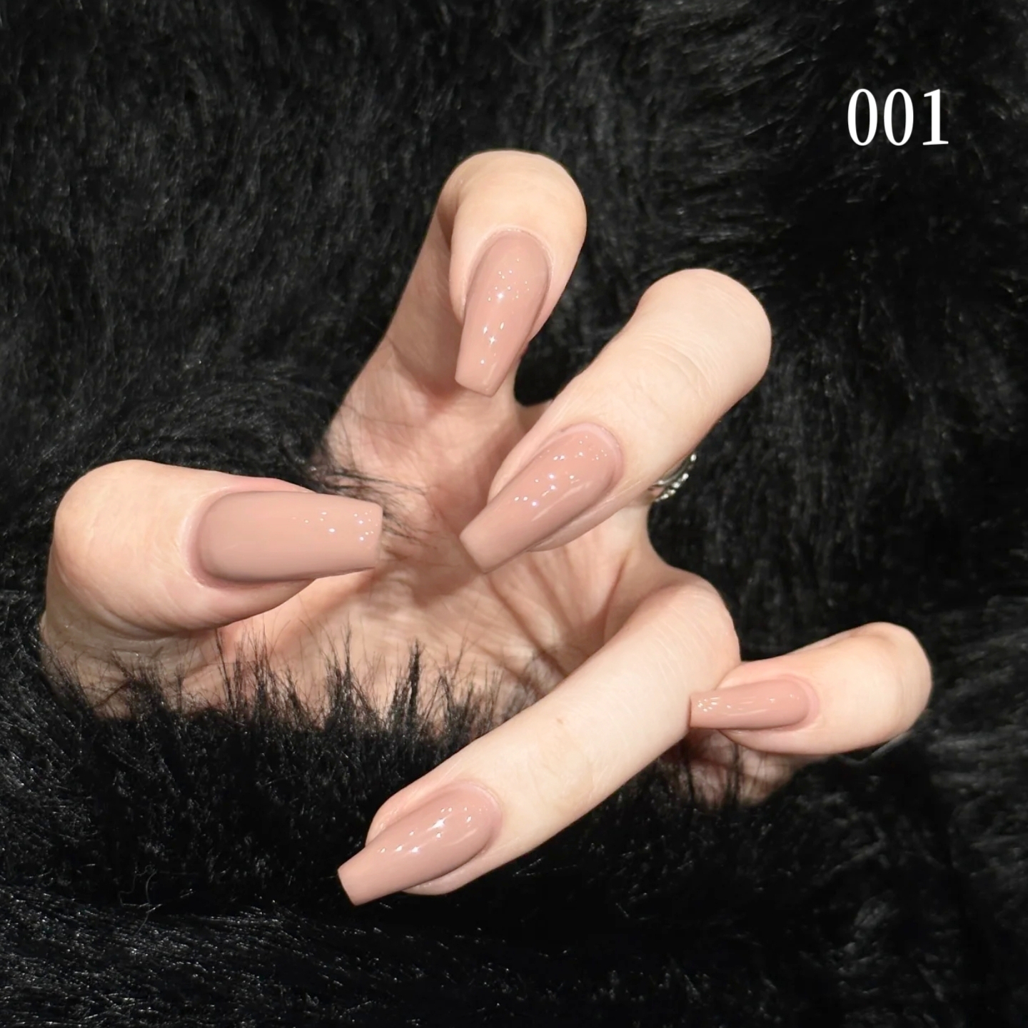 【裸门】极致单色简约纯手工穿戴甲裸色