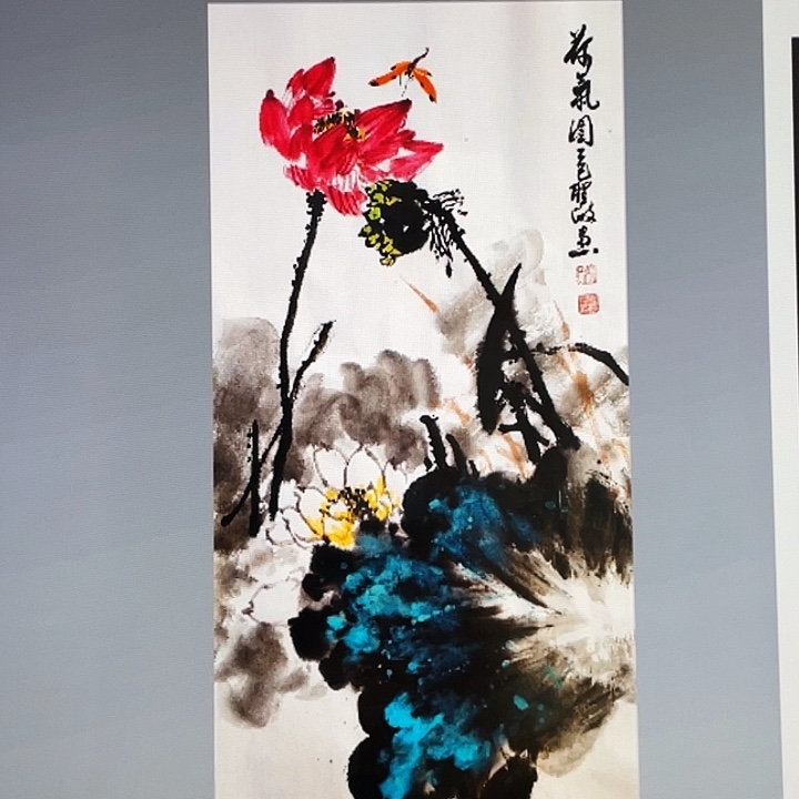 国画张圣敏先生纯手绘作品