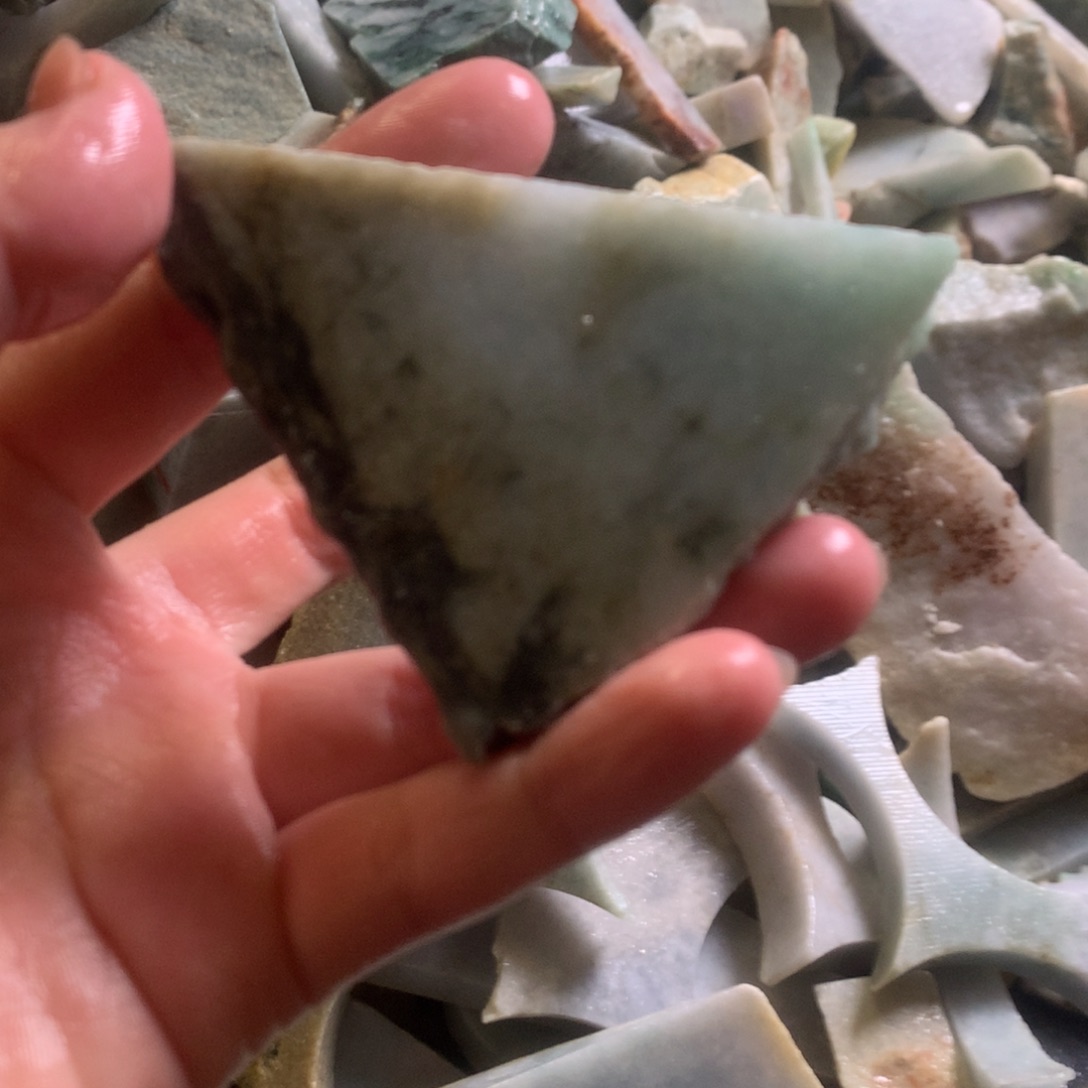 翡翠颈饰未镶嵌缅甸翡翠