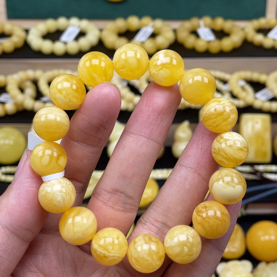 琥珀裸石未镶嵌琥珀蜜蜡