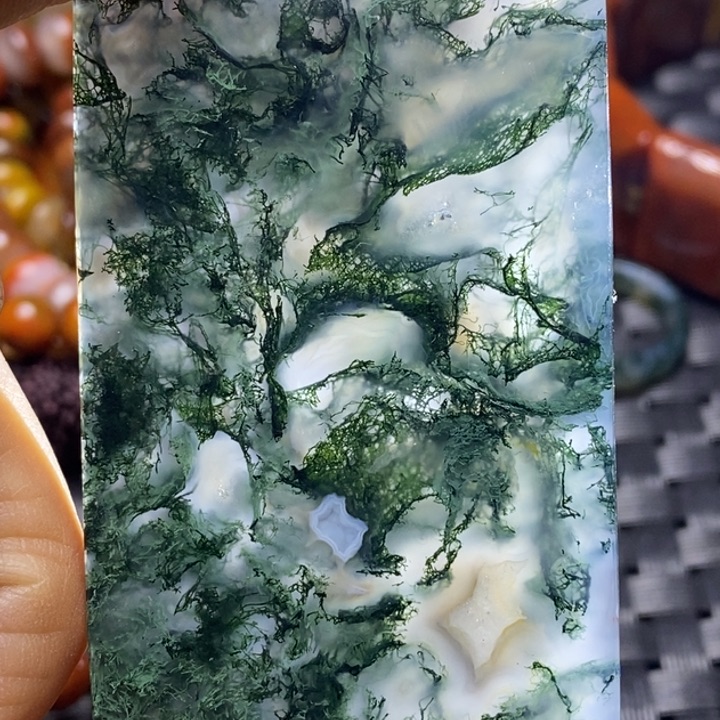 玛瑙/玉髓颈饰未镶嵌天**因