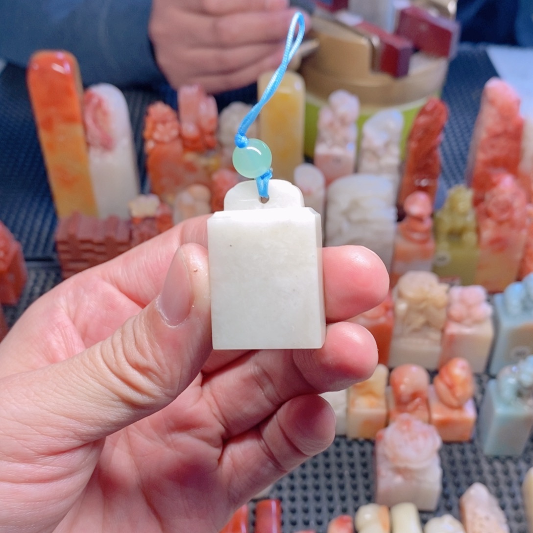 寿山石印石长方形1.3*2.3