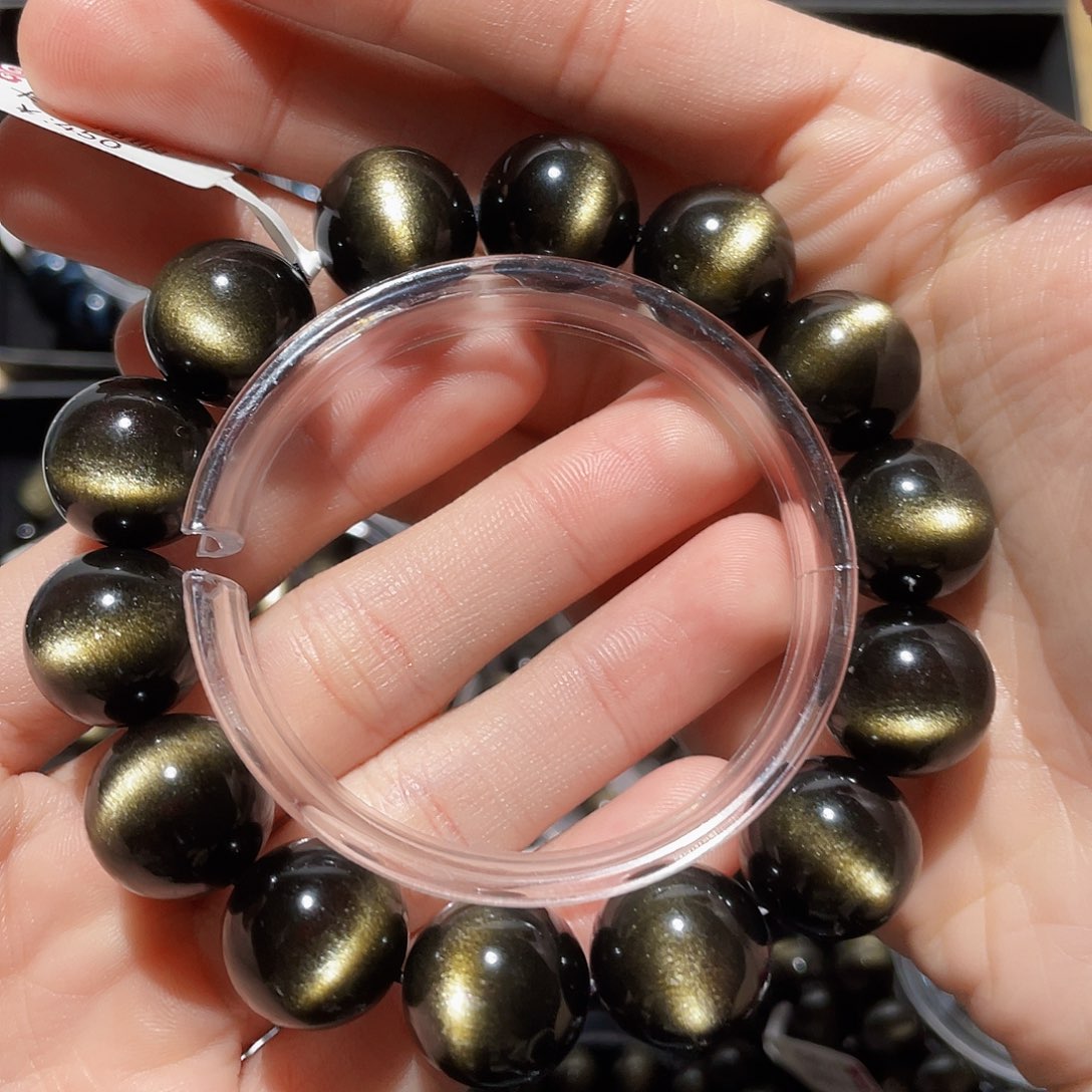 黑曜岩手链未镶嵌卿