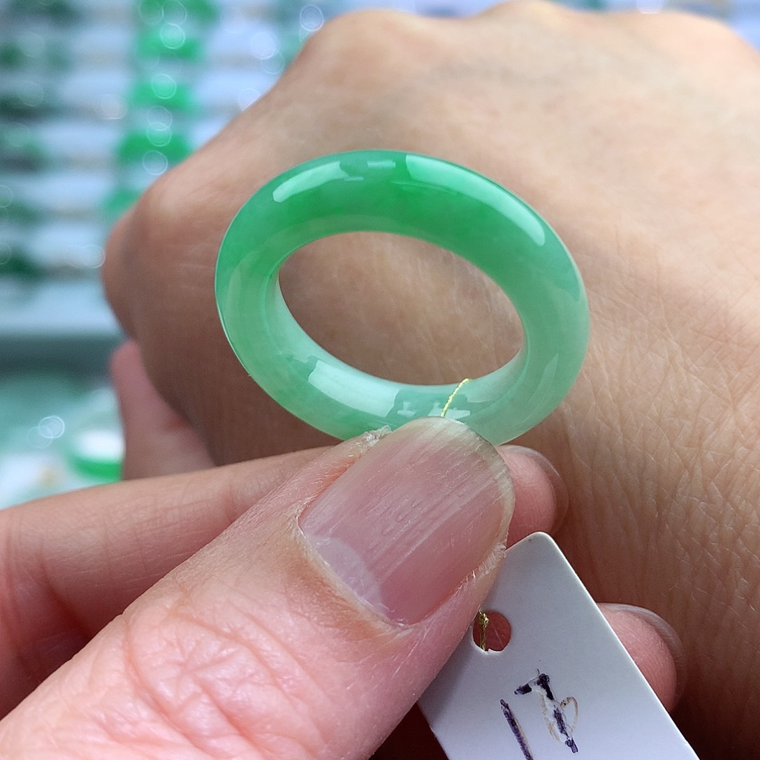 未镶嵌戒指翡翠17号