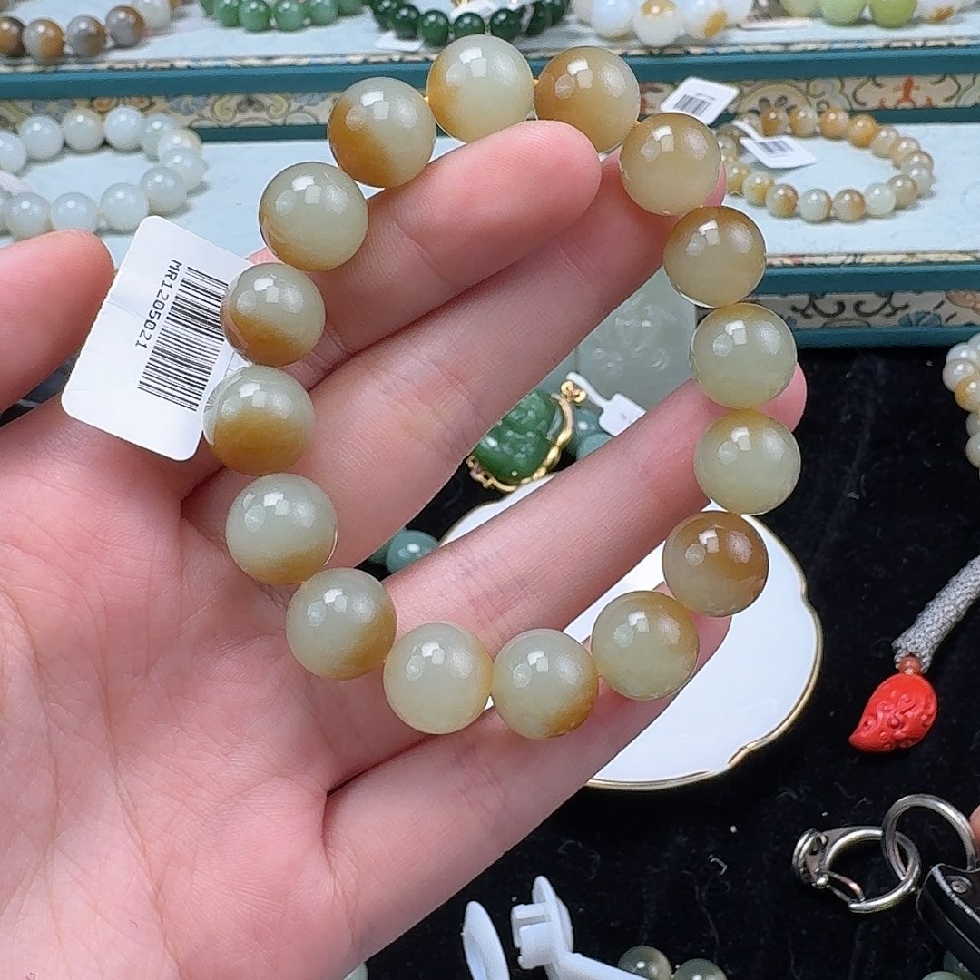 和田玉手串未镶嵌