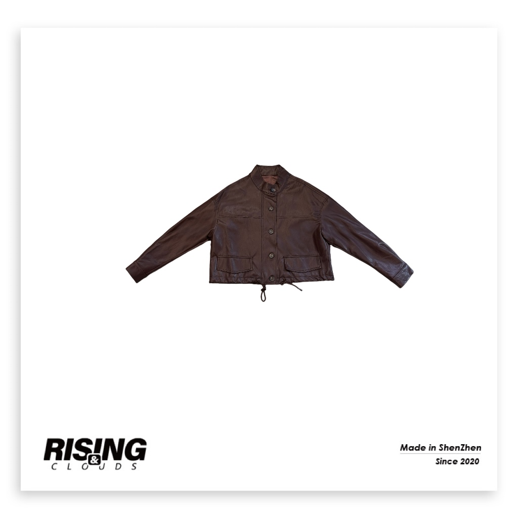 现【小云姐】深圳南油尤莱特显瘦时尚百搭皮外套080173