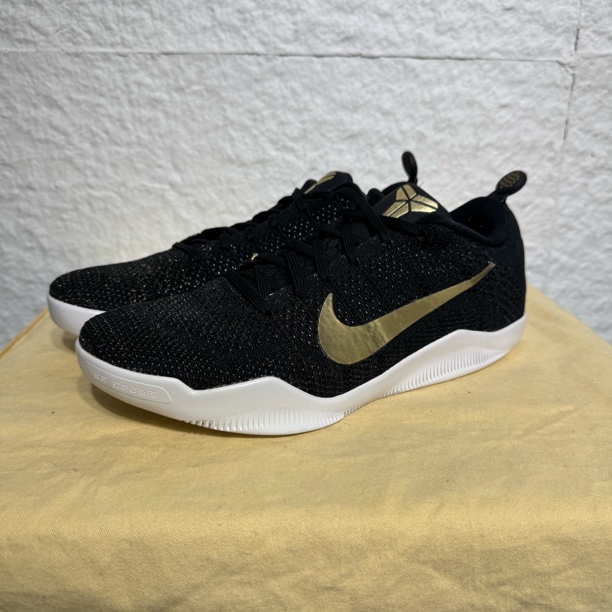 全新未使用 NIKE/耐克 43码 全新试穿 科比 zk11 黑金 低帮球鞋