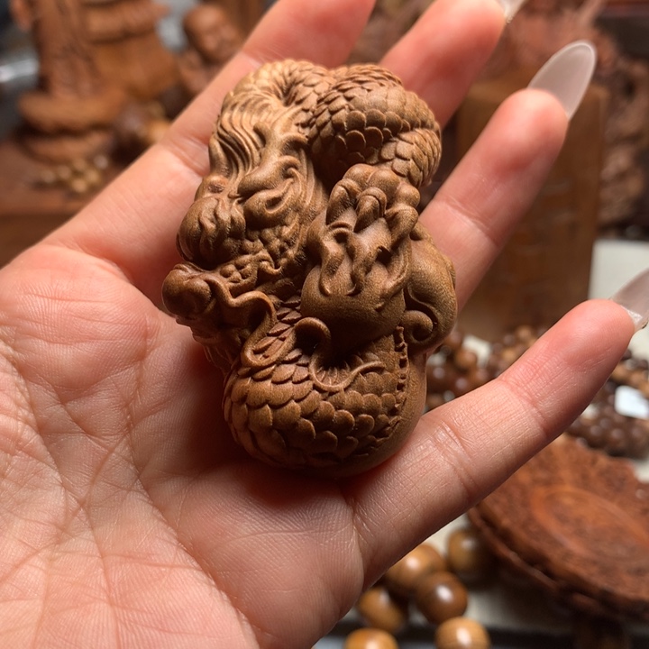 檀香木把件老山檀木