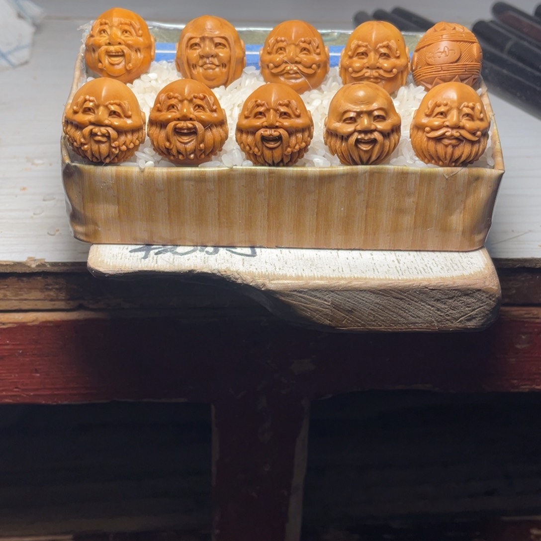 橄榄核手串/手链2.0加铁核双面须派十八罗汉