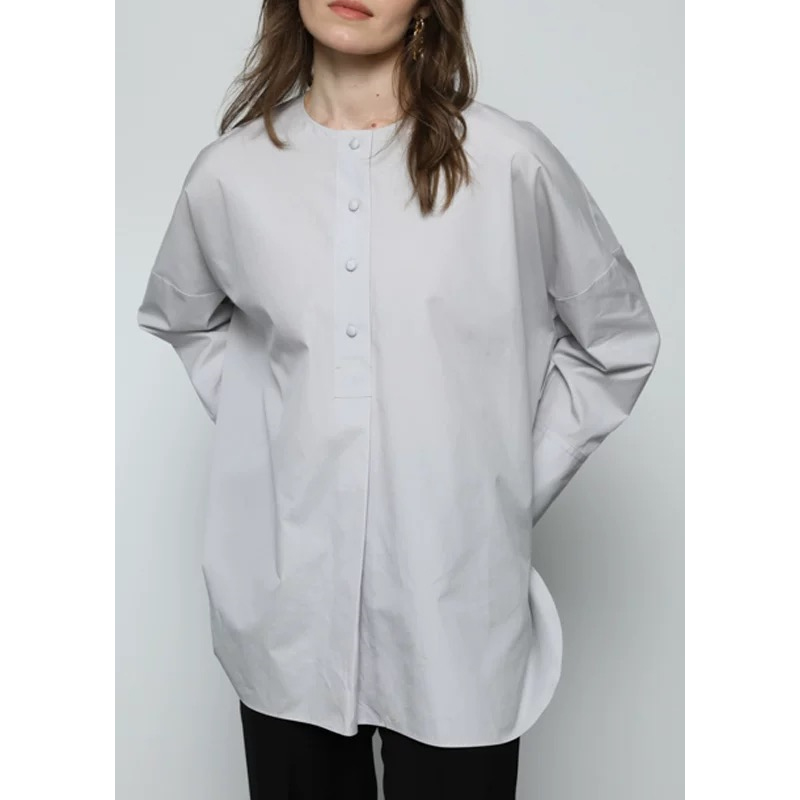 原单非市面货！botha大廓形棉质府绸长款上衣C565