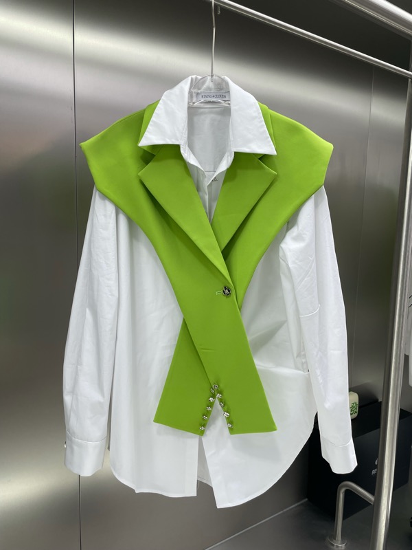 【莎莎】原创马甲衬衫070387