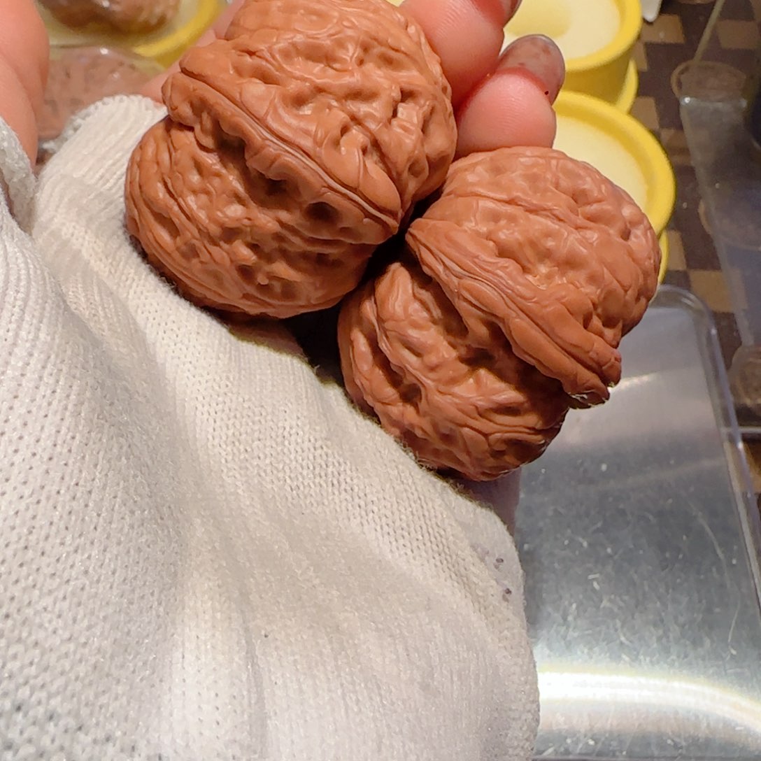 桃核吊坠44边肚同尺元宝微修尖