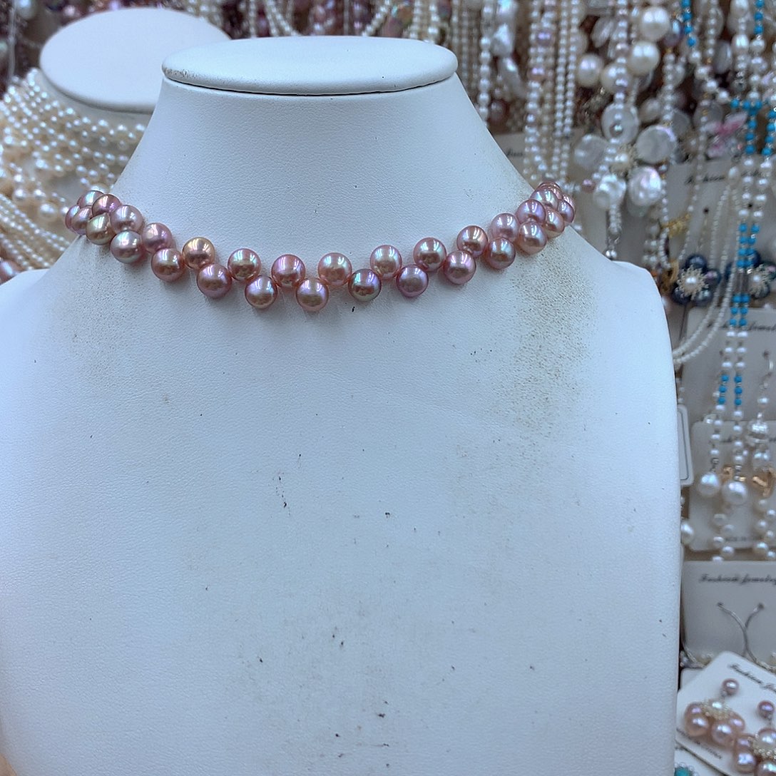 用***9耳饰淡水珍珠银S925镶嵌