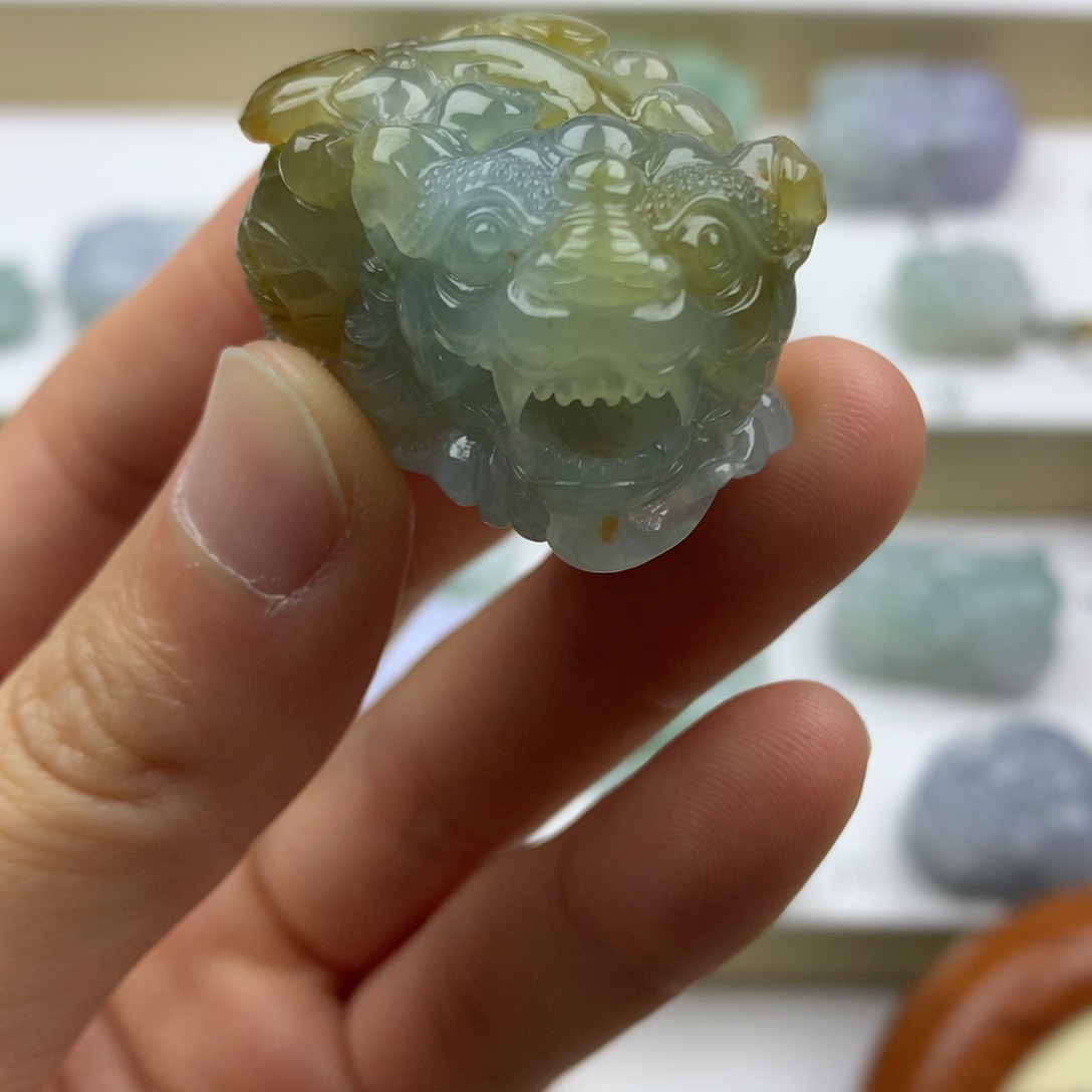 翡翠吊坠(不含链)未镶嵌天然缅甸翡翠A货貔貅