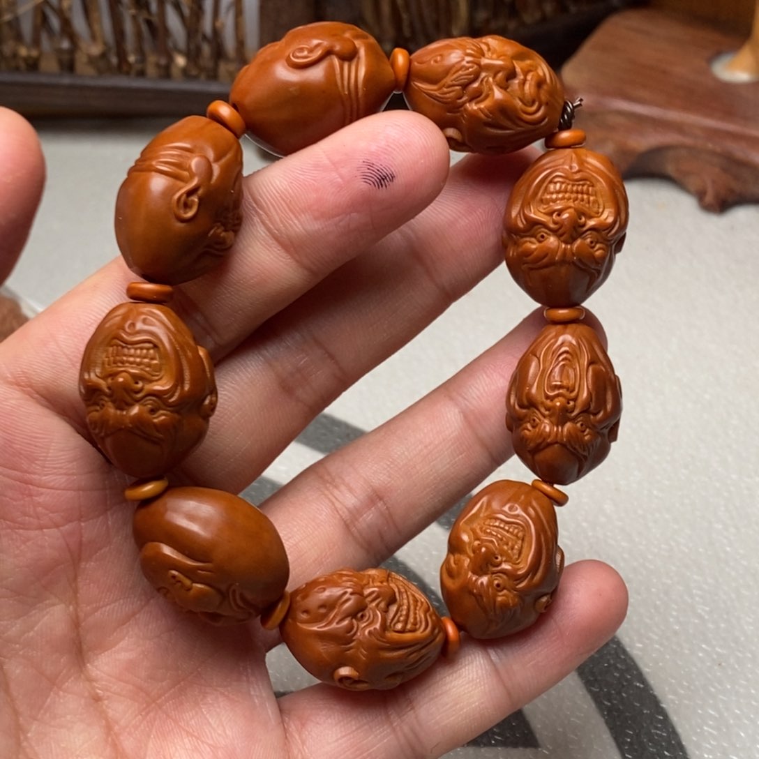 橄榄核手串/手链陳*駱橄榄核雕刻工艺宇