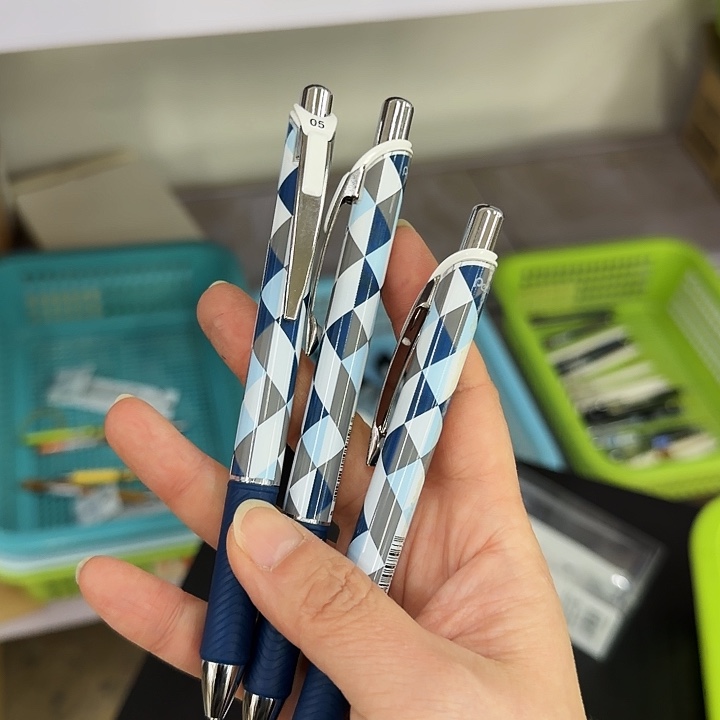 派通猫咪速干黑笔3支装0.5mm