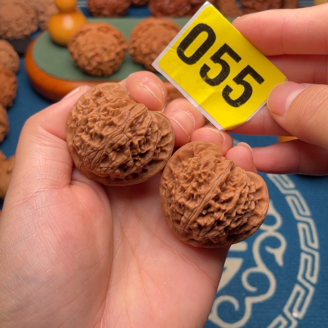 文玩核桃吊坠39桃心宫灯055号