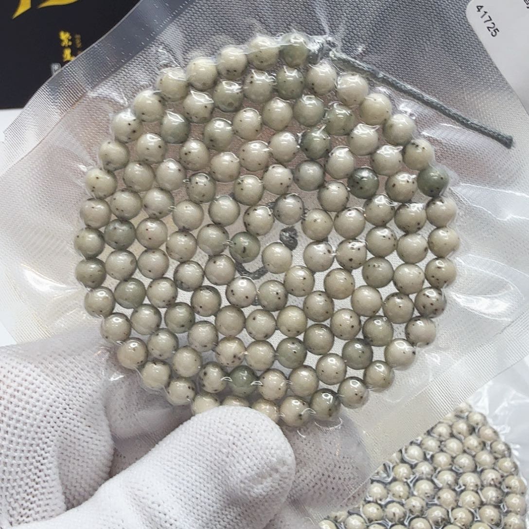 星月菩提手串10梵天糯冰绿背通体大眼睛6圆108