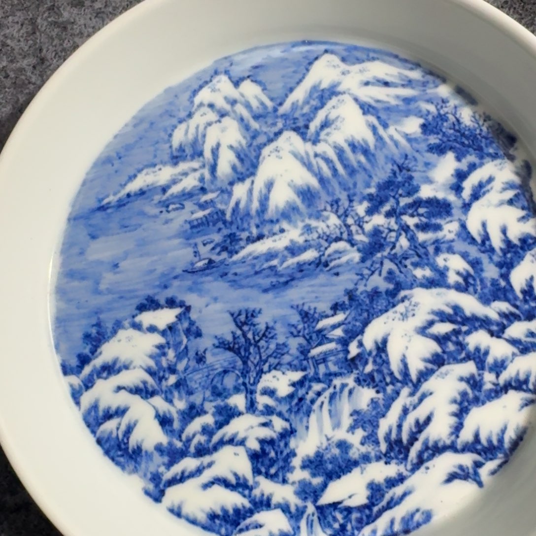 圆***明现代景德镇陶瓷手绘茶具