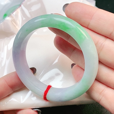 未镶嵌手镯翡翠正圈0469