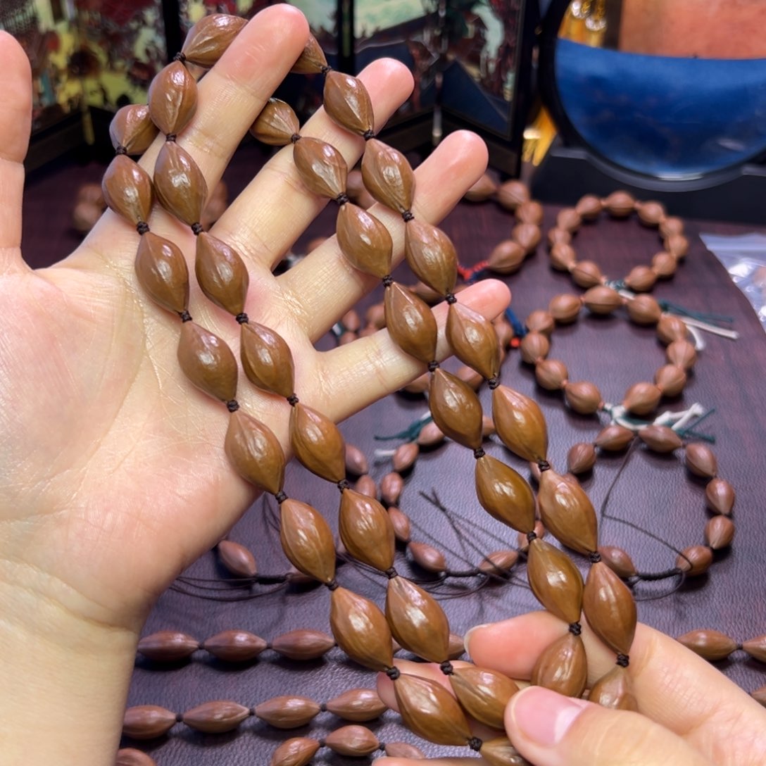 手串/手链橄榄核油 红皮 1.25 2.2左右 长
