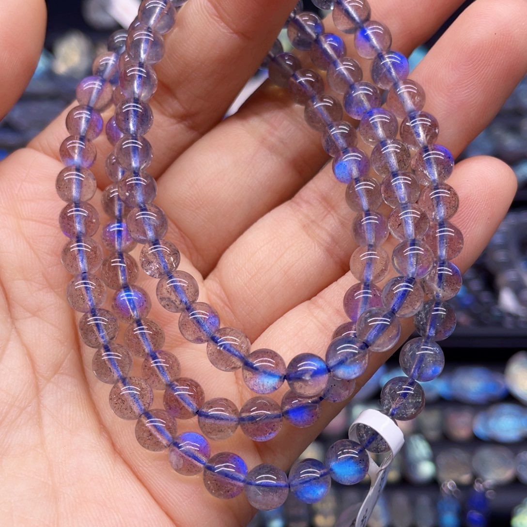 长石手串未镶嵌6.1左右