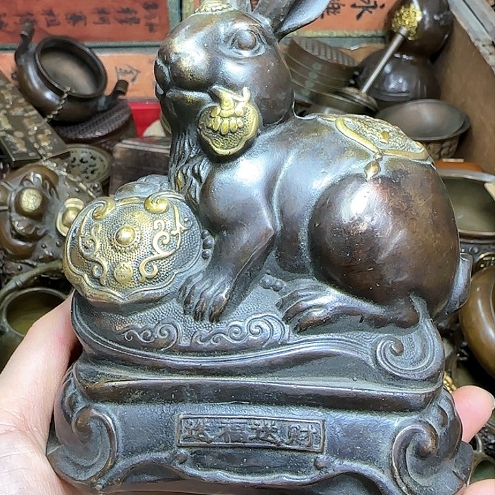 铜材质文玩客厅家具摆件