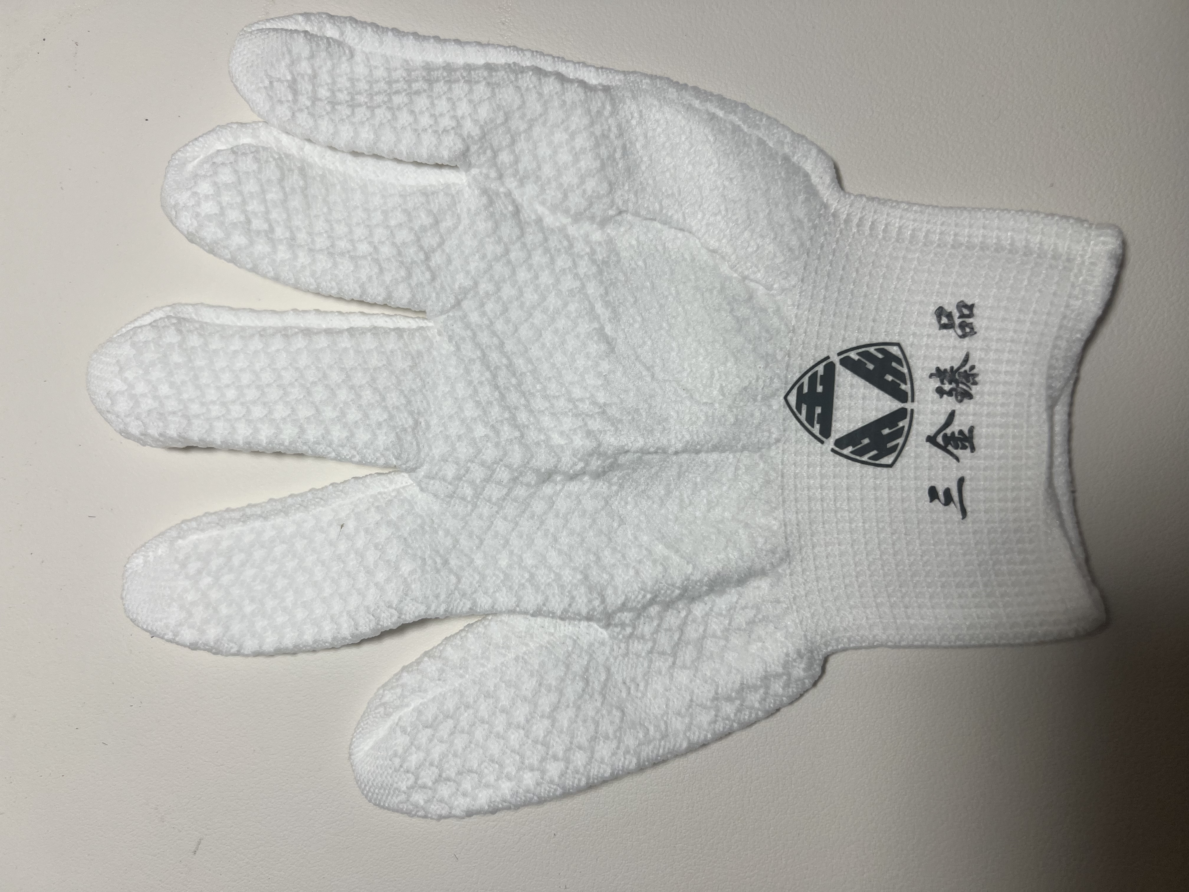 三金臻品定制logo加厚菠萝纹纳米文玩手套盘串抛光专用手套