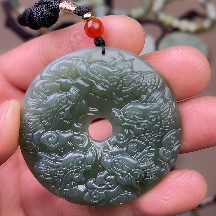 和田玉吊坠(赠链)未镶嵌