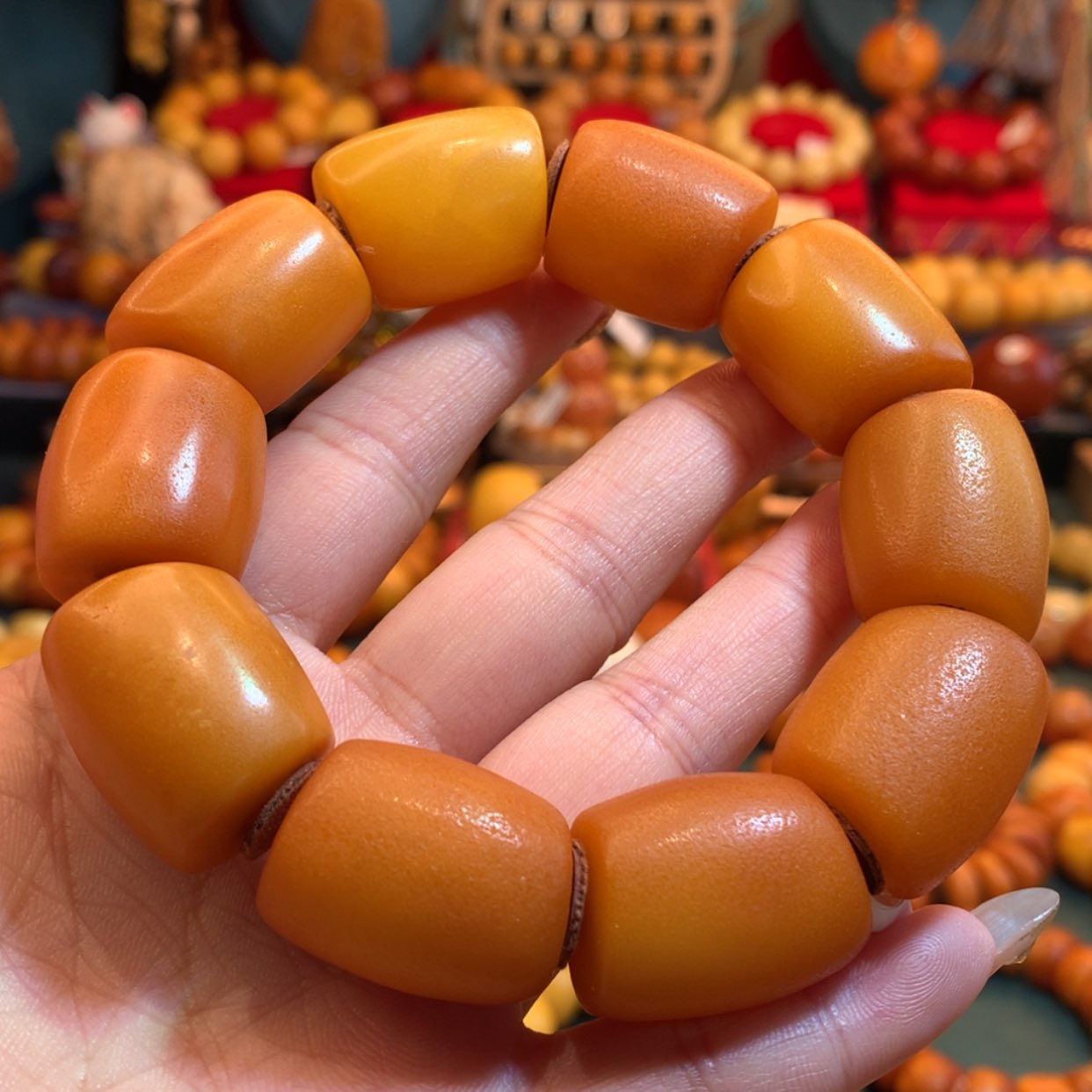 【闪购商品】蜜蜡手串未镶嵌蜜蜡手串