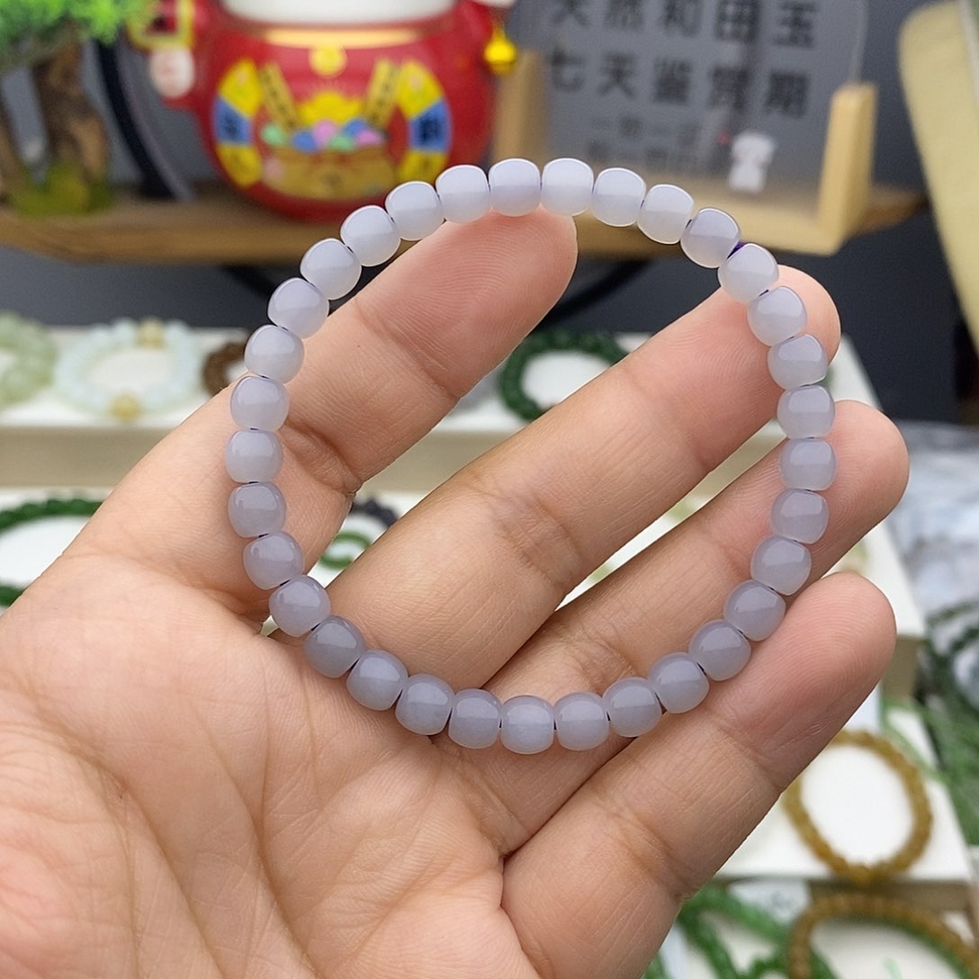 和田玉（碧玉）手链未镶嵌