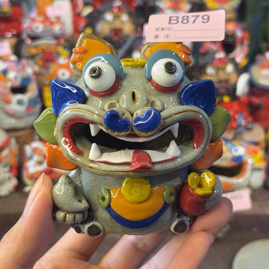 泥塑纯手工茶宠摆件