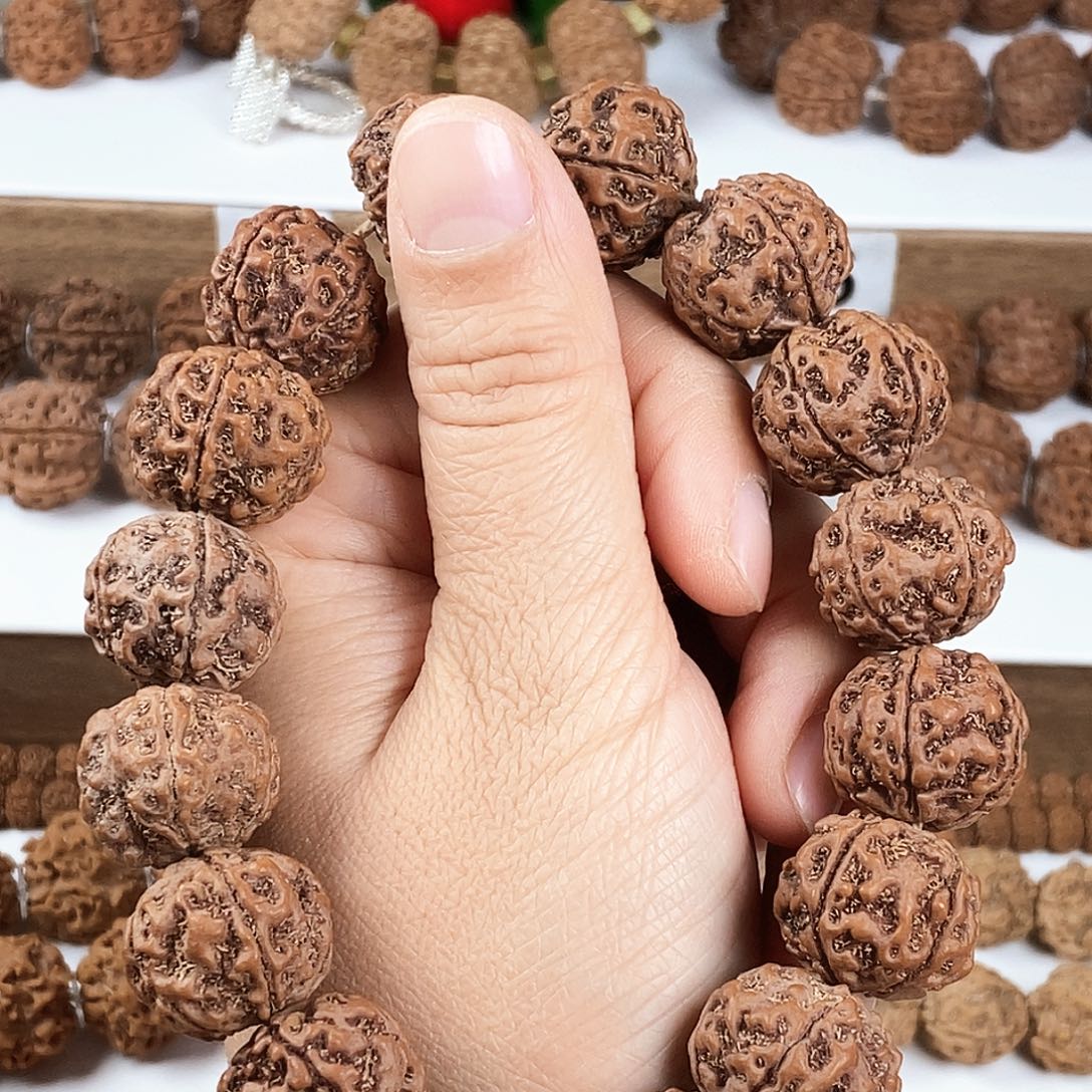 金刚菩提手串原生态精品千金盘龙