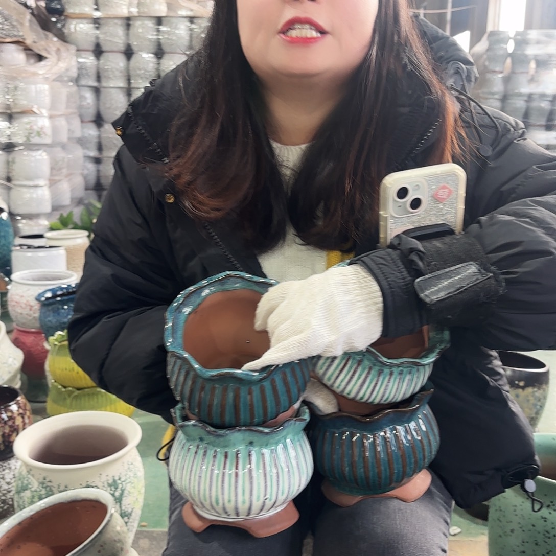 正品四个高12/14红陶