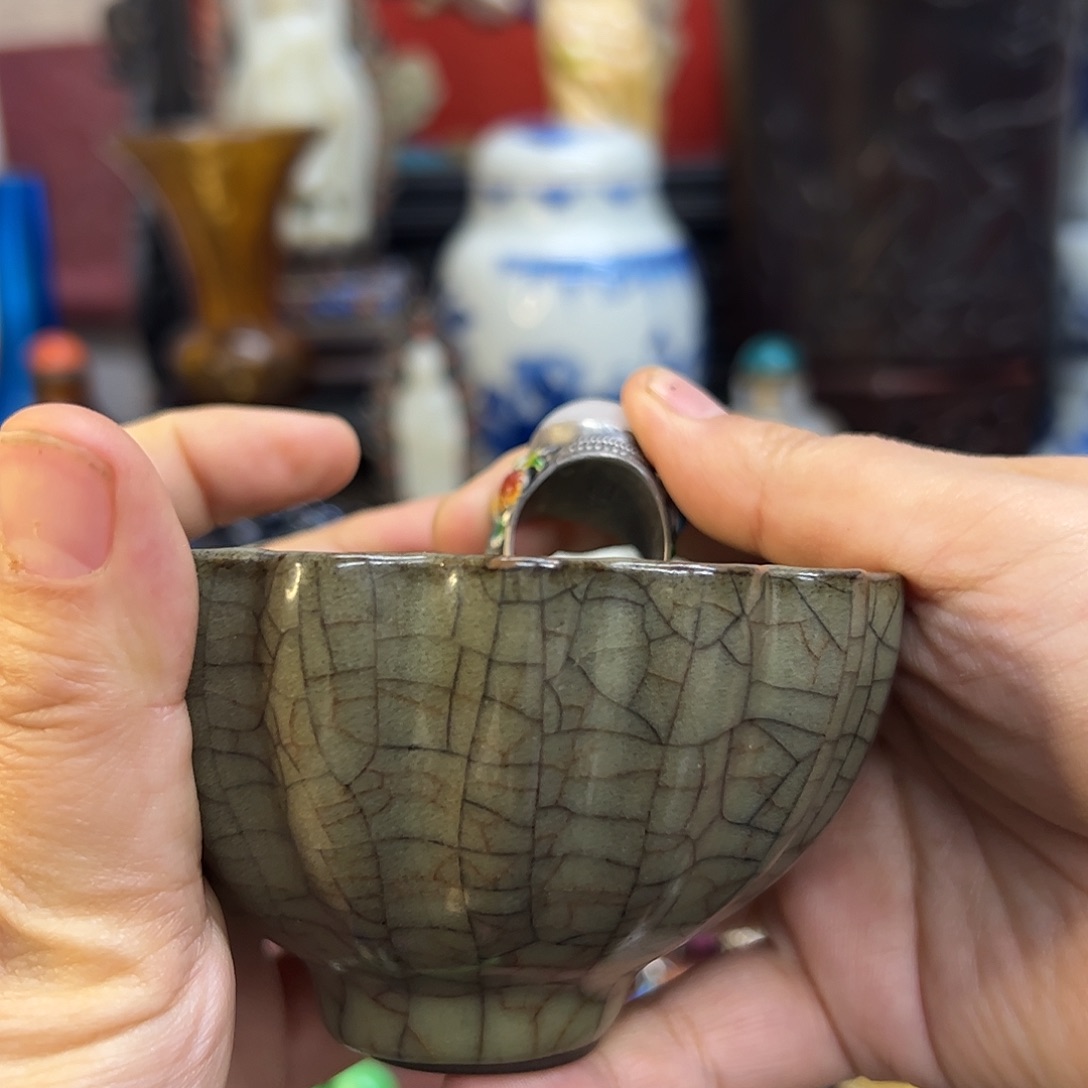 用***9瓷杯：紫砂壶茶具套装