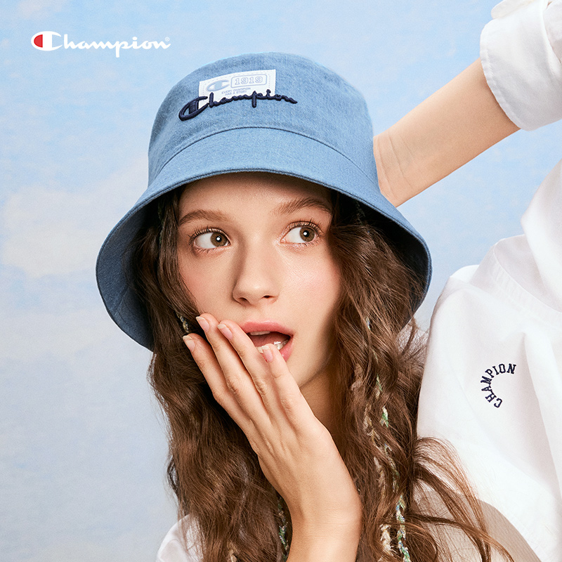 Champion新款时尚户外潮流休闲百搭情侣平顶大檐渔夫帽25SSA25
