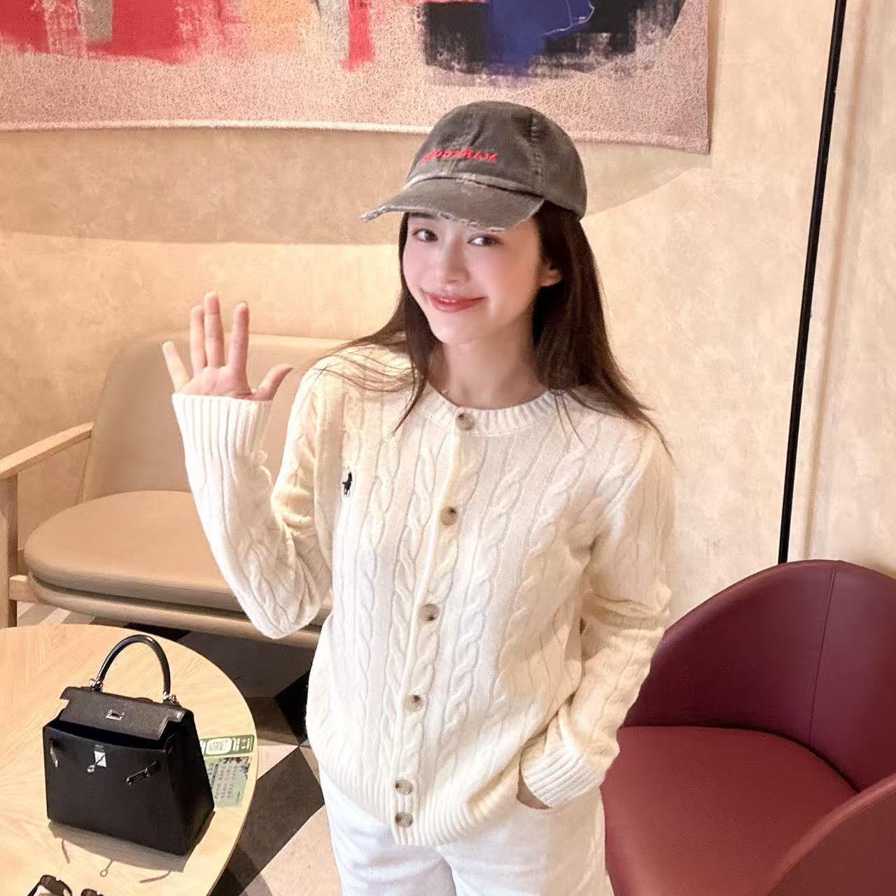 [纽扣小骑士]绞花毛衣针织秋冬开衫（不能机洗）33713