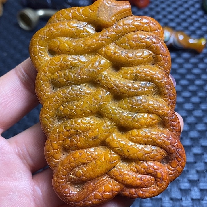 紫金钵盂菩提吊坠