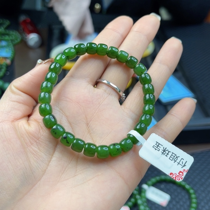 【闪购商品】和田玉（碧玉）手链未镶嵌