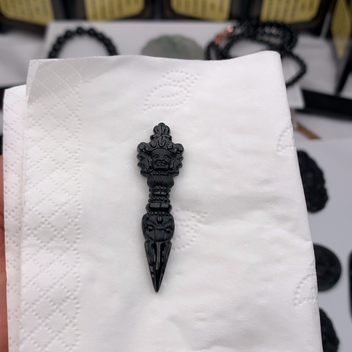 未镶嵌手链翡翠天然缅甸墨翠成品