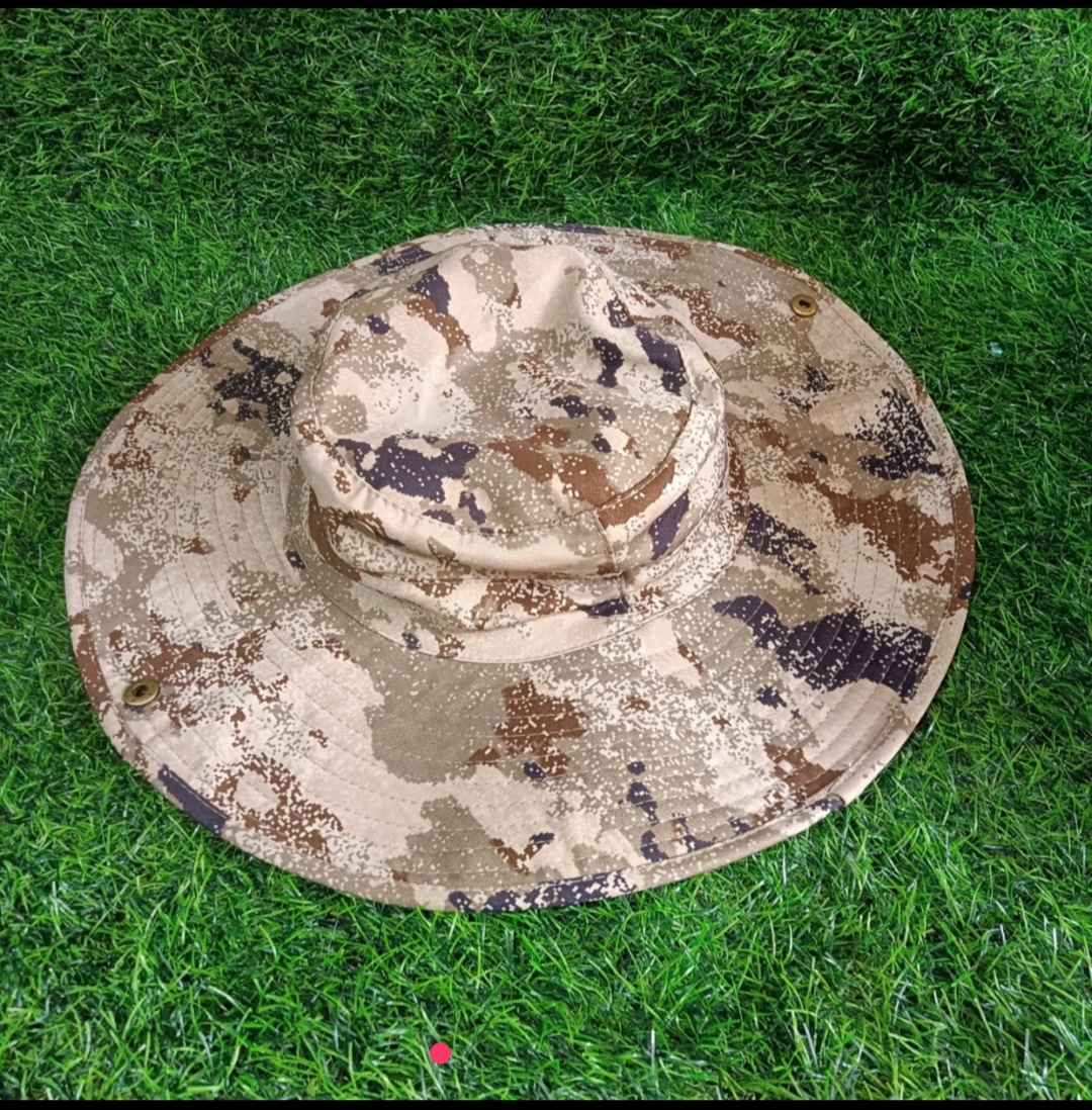 户外登山野营旅行遮阳帽军迷帽奔尼帽圆边帽迷彩帽