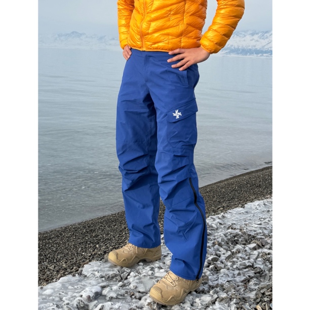 【卡秋山】阿波罗弯刀硬壳冲锋裤刺绣全拉链防风防水三防耐磨户外